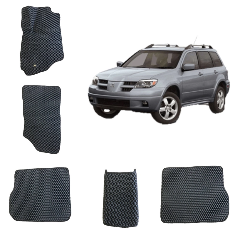 Автомобильные 3D-коврики Mitsubishi Outlander 1-го  поколения, EVA