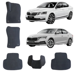 Автомобильные 3D-коврики EVA для Skoda Octavia A7, A8 / Шкода Октавиа А7, А8