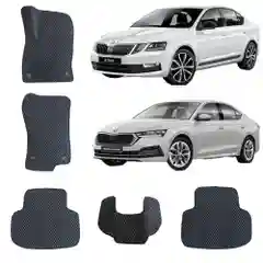 Автомобильные 3D-коврики EVA для Skoda Octavia A7, A8 / Шкода Октавиа А7, А8