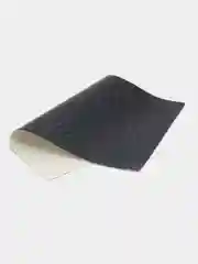 Черный кожзам голография "Сердечки" 20*33 см