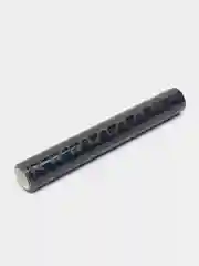 Черный кожзам голография "Сердечки" 20*33 см
