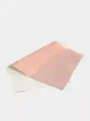Коралловый меланж кожзам голография "Сердечки" 20*33 см