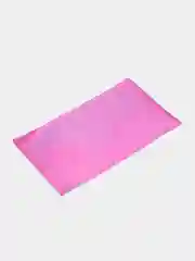 Фуксия кожзам голография "Сердечки" 20*33 см