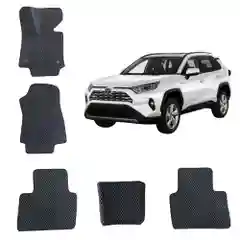 Автомобильные 3D коврики EVA для Toyota Rav 4, 5 поколение / Тойота Рав 4, 5 поколение