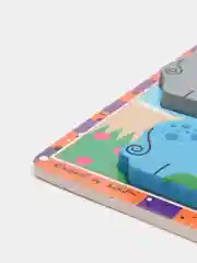 Алый деревянная рамка с вкладышами, развивающая игрушка