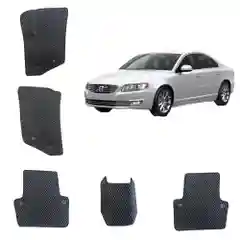 Черный автомобильные 3D-коврики EVA для Volvo S80 1 поколение / Вольво С80 (1)
