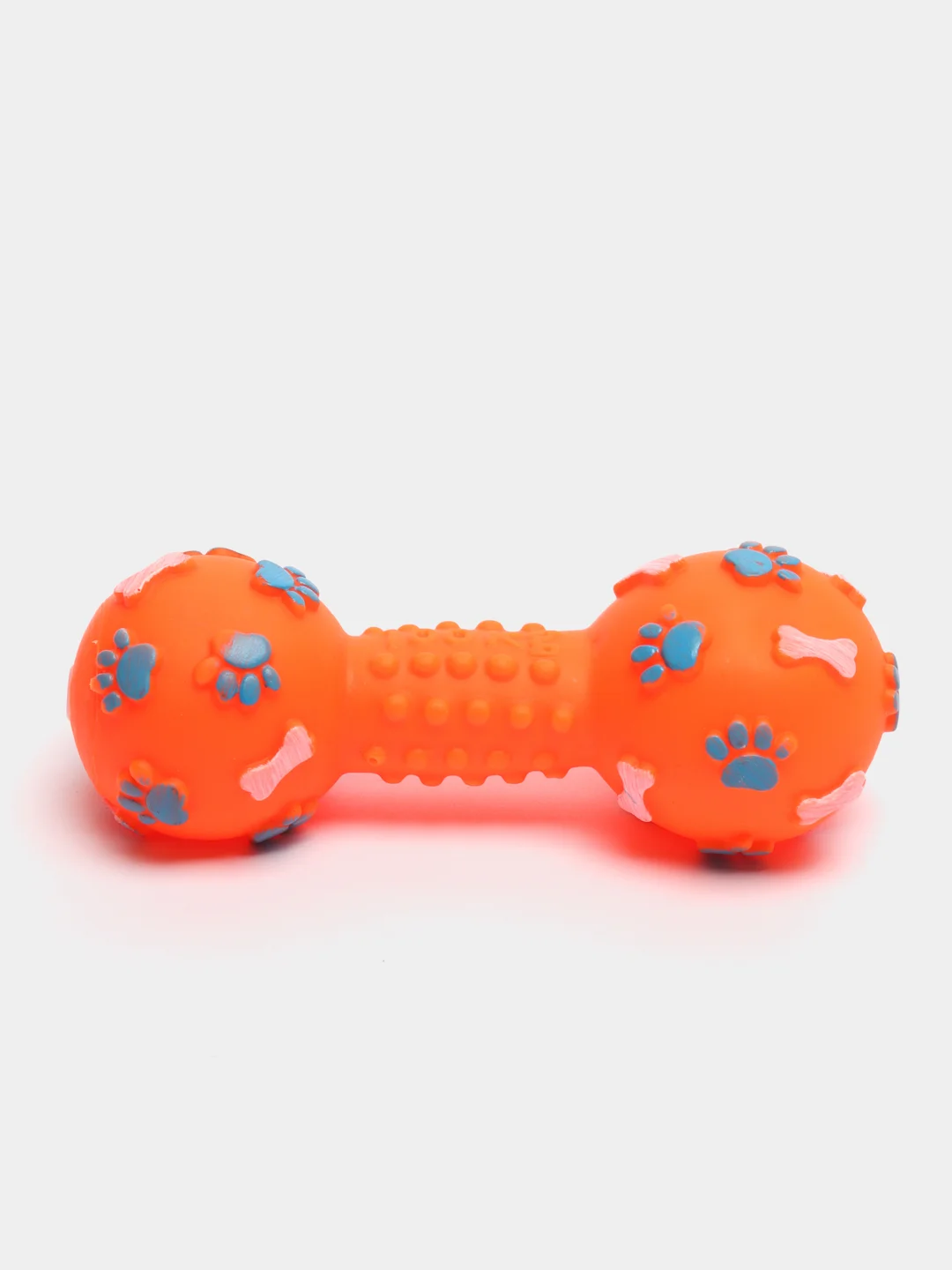 Красный игрушка для собак "Косточка", с пищалкой