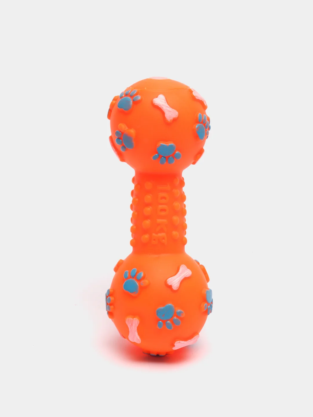 Красный игрушка для собак "Косточка", с пищалкой