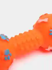 Красный игрушка для собак "Косточка", с пищалкой