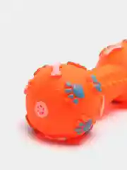 Красный игрушка для собак "Косточка", с пищалкой