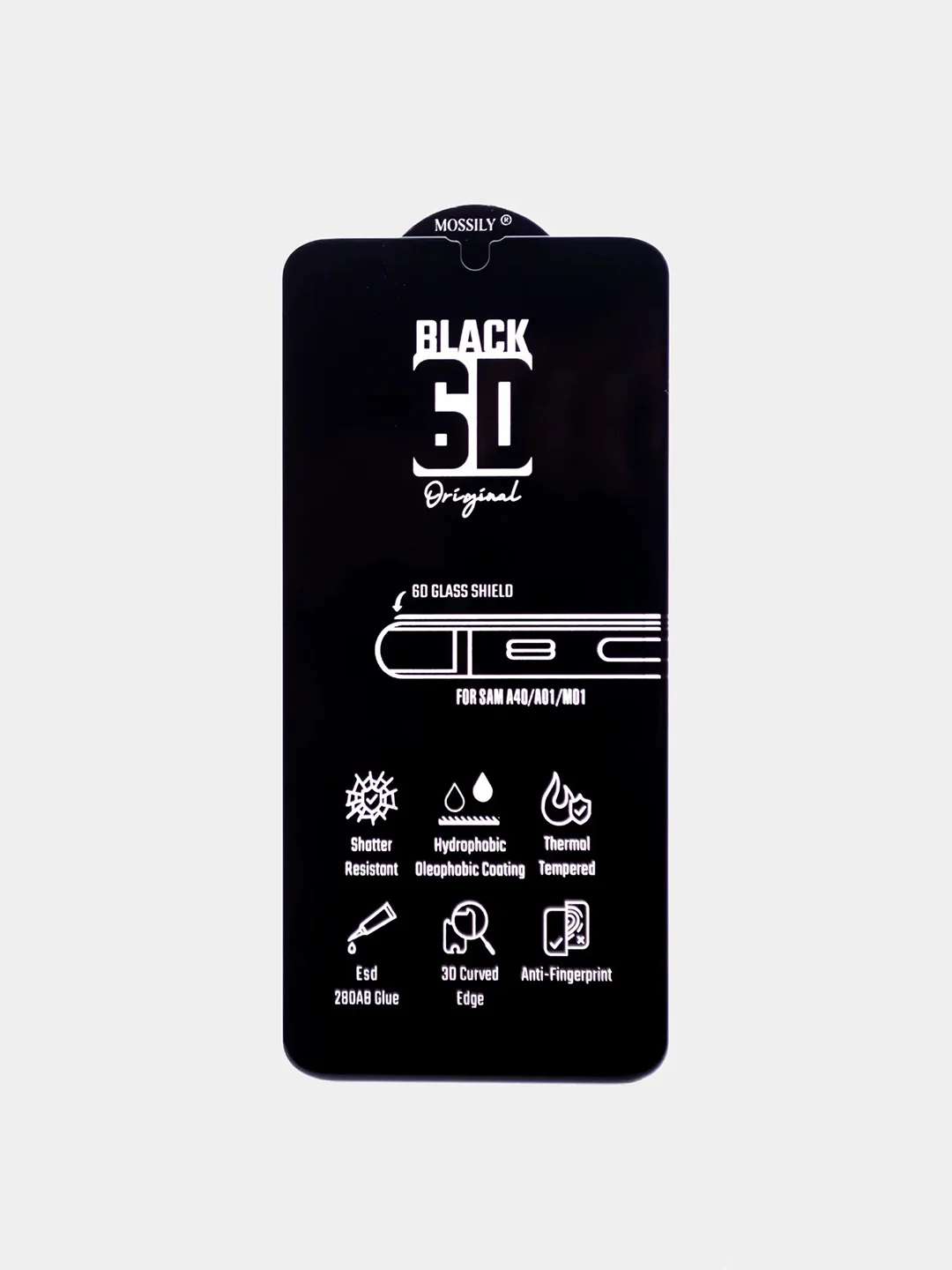 Стекло Samsung A01/A01 Core/A02/A02S/A10/A10S/A11/M11/A12/A20S/A40 Mossily 6D