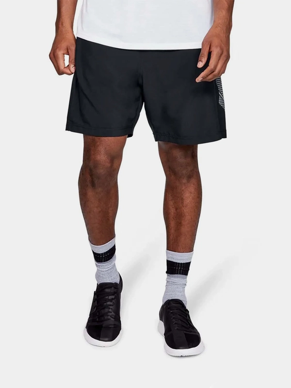 Шорты мужские спортивные Under Armour быстросохнущие, черные