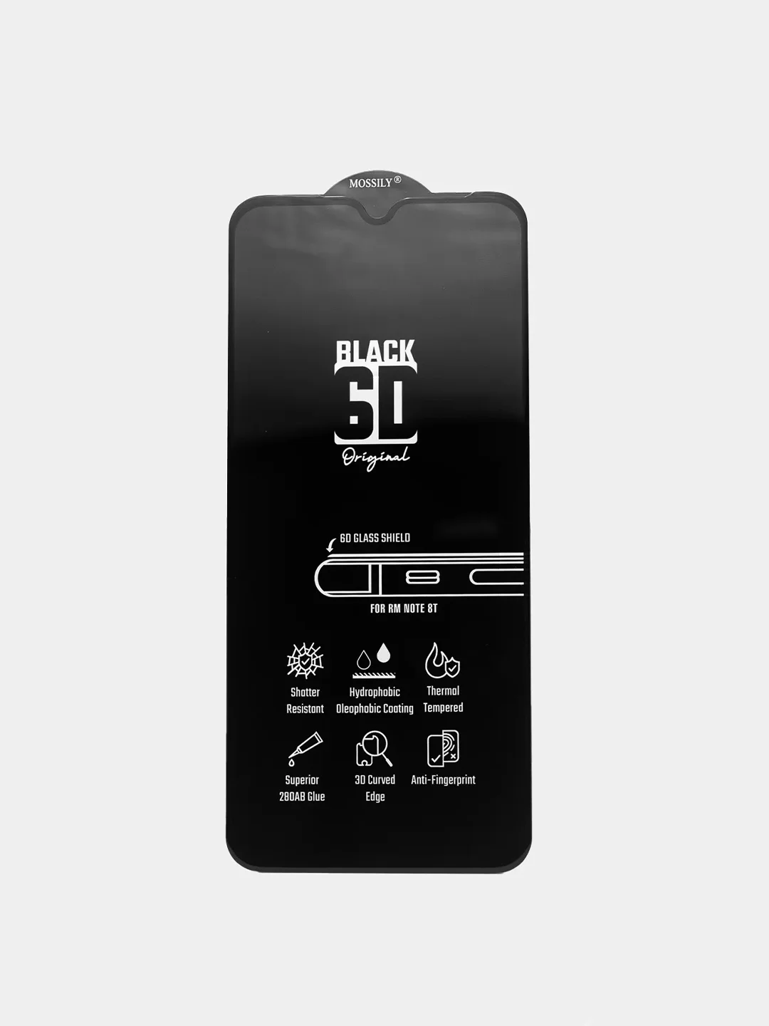 Cтекло Mossily 6D для Xiaomi Redmi Note 5/5 Pro/6 Pro/7/8/8T/8 Pro/9S/9 Pro/10/10 Pro