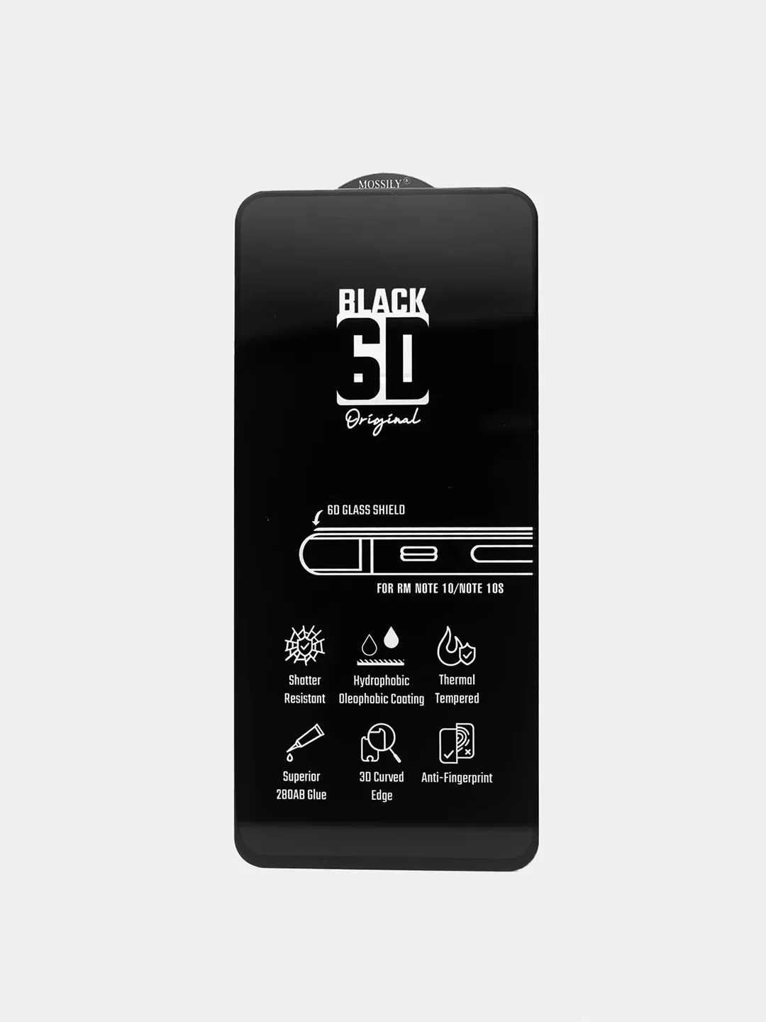 Cтекло Mossily 6D для Xiaomi Redmi Note 5/5 Pro/6 Pro/7/8/8T/8 Pro/9S/9 Pro/10/10 Pro