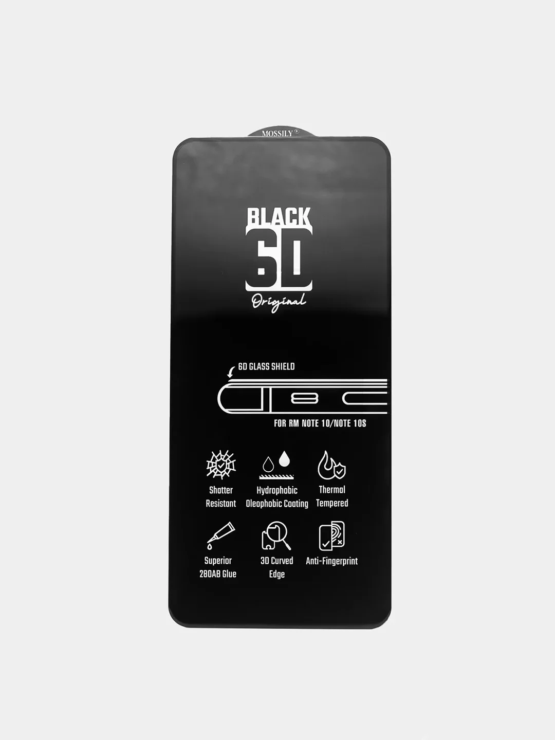 Cтекло Mossily 6D для Xiaomi Redmi Note 5/5 Pro/6 Pro/7/8/8T/8 Pro/9S/9 Pro/10/10 Pro