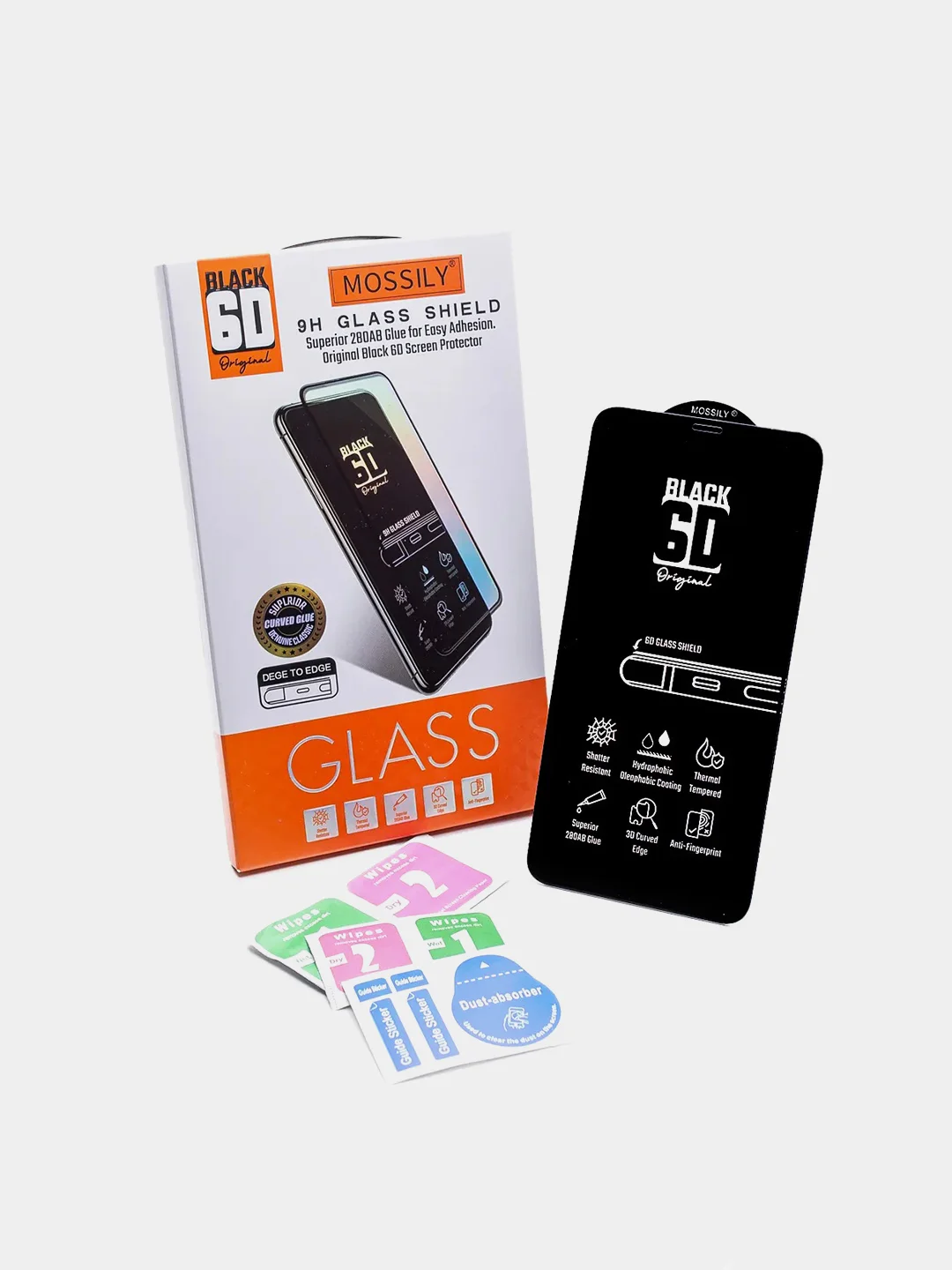 Cтекло Mossily 6D для Xiaomi Redmi Note 5/5 Pro/6 Pro/7/8/8T/8 Pro/9S/9 Pro/10/10 Pro