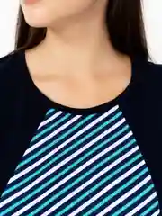 Синий milena21 Туника с карманами