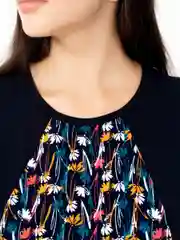 Синий milena21 Туника с карманами