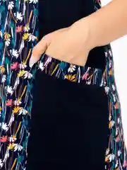 Синий milena21 Туника с карманами