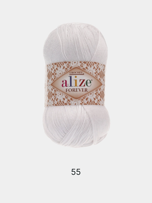 Пряжа Alize Forever 5 штук/ 1 штука, 100% Микрофибра 50г 300м