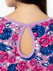 Розовый milena21 Туника женская "Камила", большие размеры