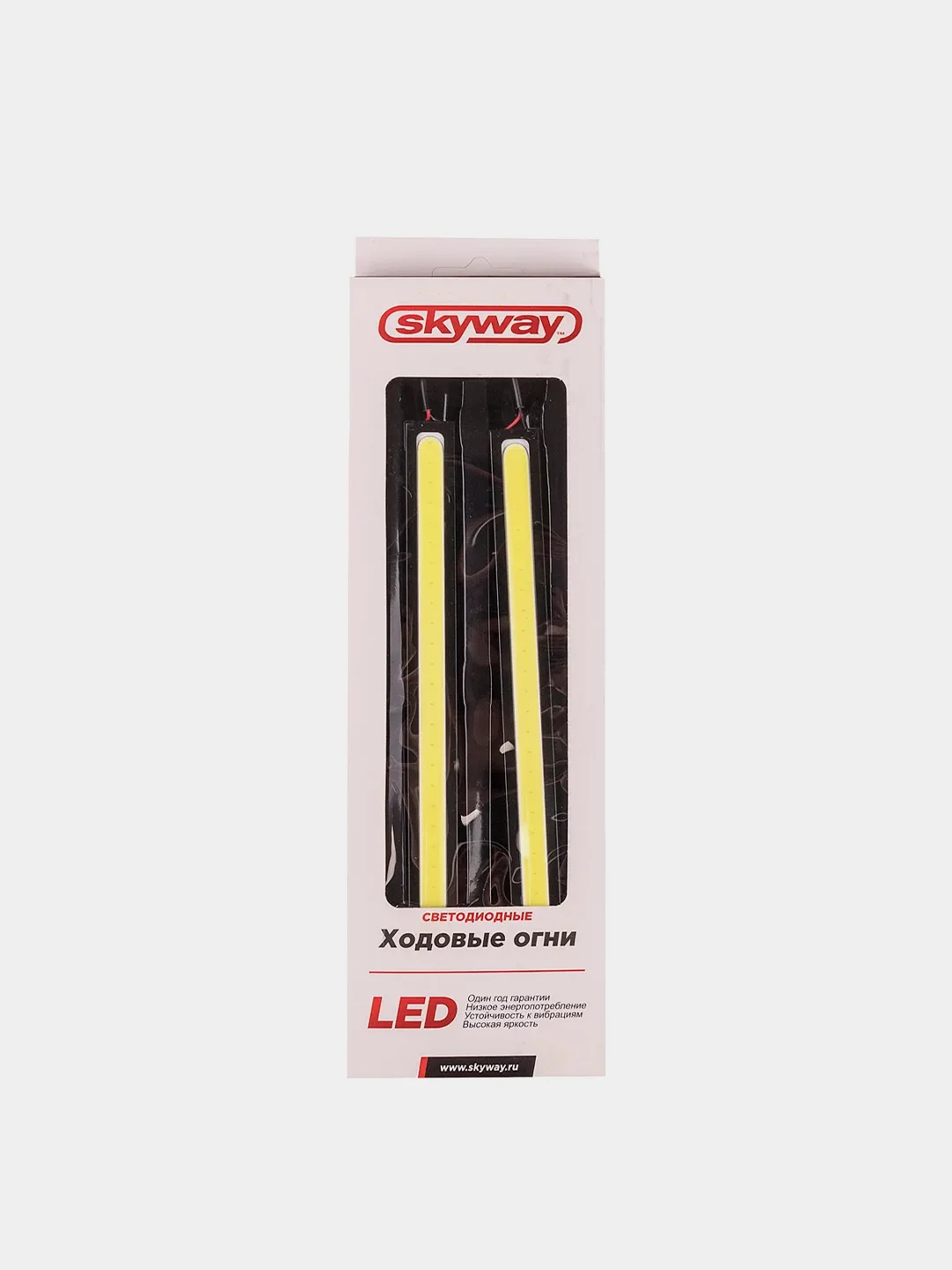 Ходовые огни  SKYWAY 12V 1 COB диод (175*3*15мм) 2шт S01501033