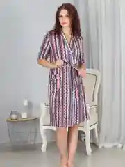 Розовый пеньюар Хоум Стайл, 3 предмета, 278ПНС