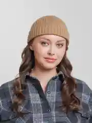 Бежевый шапка унисекс