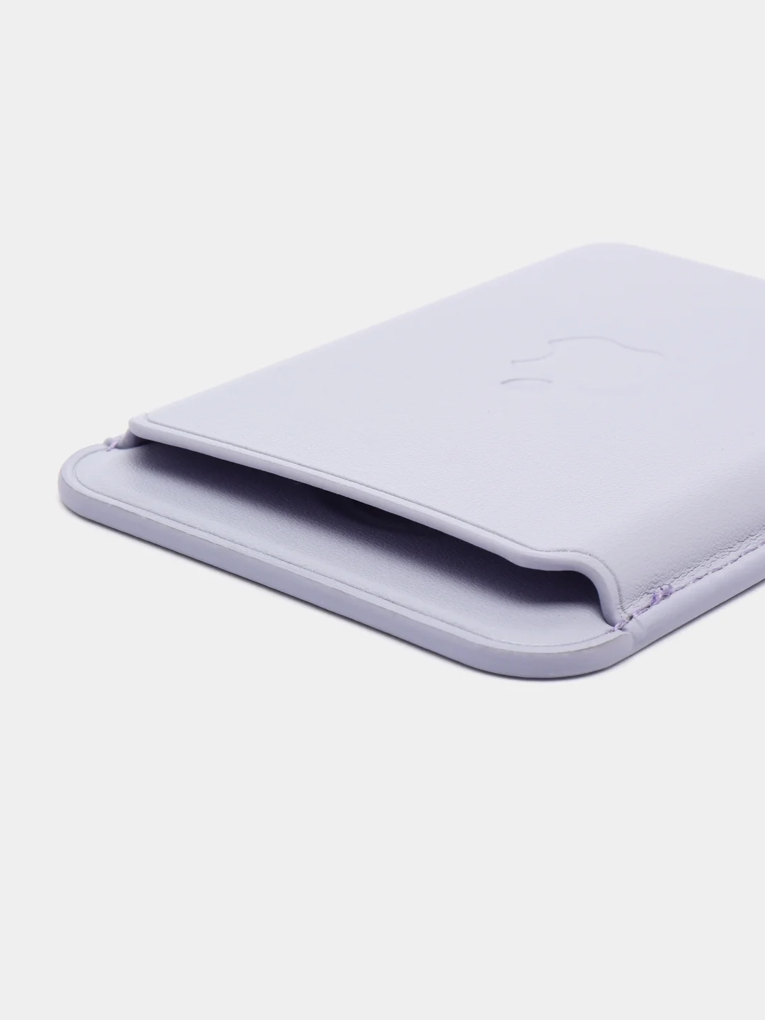 Небесно-голубой кошелёк для карт на магните MagSafe Leather Wallet