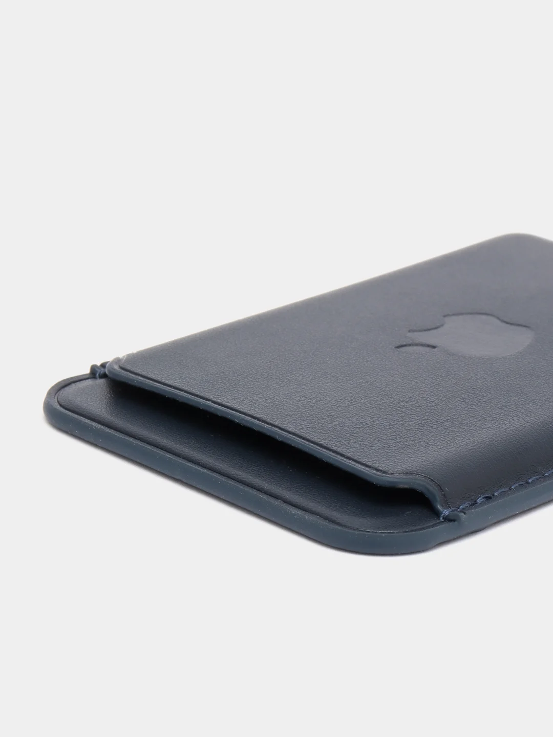 Синий кошелёк для карт на магните MagSafe Leather Wallet
