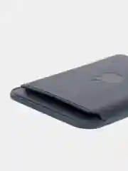 Синий кошелёк для карт на магните MagSafe Leather Wallet