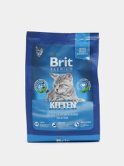 Корм Brit Premium Kitten для котят, с курицей, 400 г