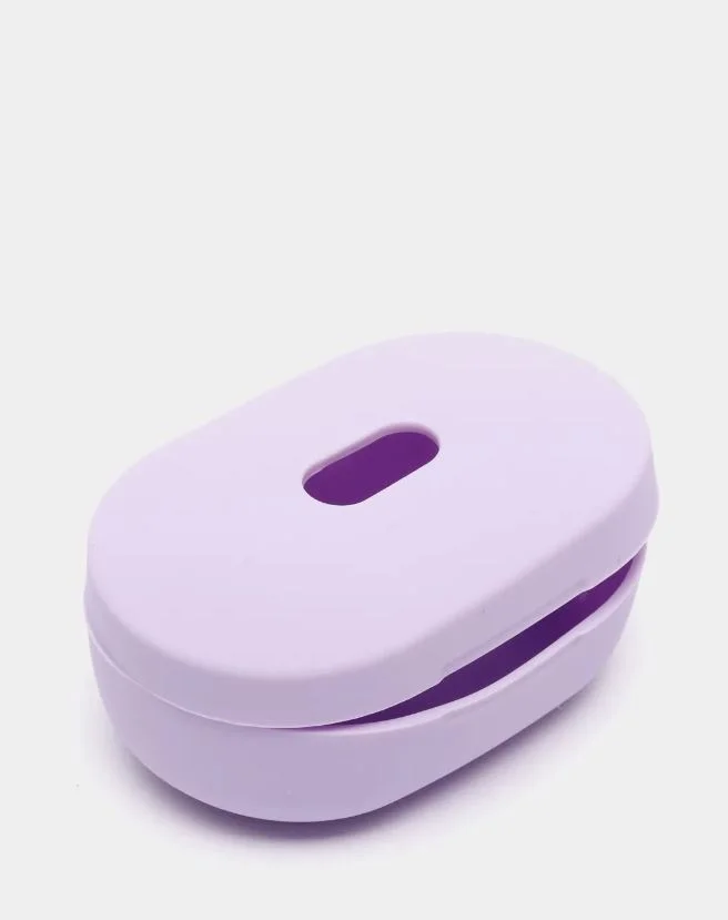 Сиреневый силиконовый чехол для Xiaomi Redmi Airdots / Airdots S / Airdots 2