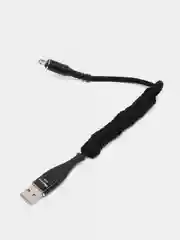 Черный кабель для зарядки и передачи данных Micro-USB