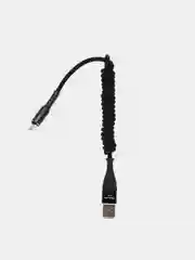 Черный кабель для зарядки и передачи данных Micro-USB