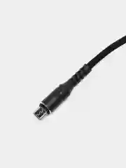 Черный кабель для зарядки и передачи данных Micro-USB