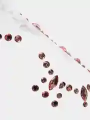 Зеленый стразы для лица самоклеящиеся