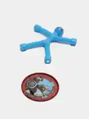 Голубой игрушка-антистресс "Человечек", магнитная, на фишке