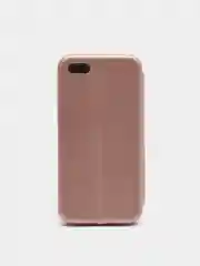 Розовый чехол-книжка для iPhone 5, iPhone5S, iPhone SE, на магните