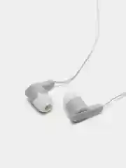 Серый наушники  L-2 с микрофоном,  вакуумные