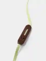 Зеленый наушники  L-2 с микрофоном,  вакуумные