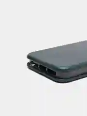Зеленый чехол-книжка для iPhone 5, iPhone5S, iPhone SE, на магните