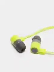 Зеленый наушники вакуумные с микрофоном EE-25