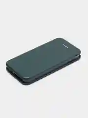 Зеленый чехол-книжка для iPhone 5, iPhone5S, iPhone SE, на магните