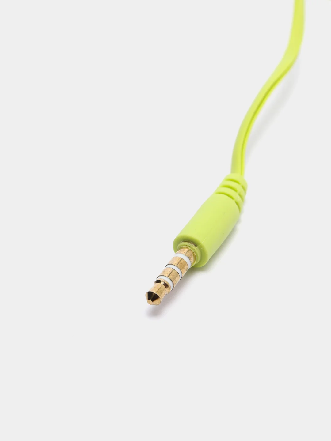 Зеленый наушники вакуумные с микрофоном EE-25
