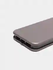 Серебряный чехол-книжка для iPhone 5, iPhone5S, iPhone SE, на магните