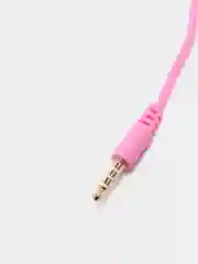 Розовый наушники с микрофоном вакуумные EE-62