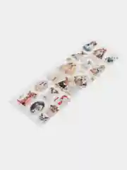 Бежевый наклейки-стикеры детские объемные Собачки, Кошки, Животные