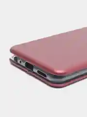 Бордовый чехол-книжка Samsung A02, A02S, A03, A12, A21S, A32, A42, A52, M31S, A01 / A015, A31, A41