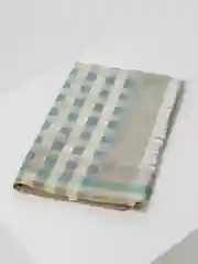 Оливковый шарф женский, с люрексом